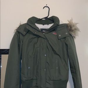 Olive green all weather jacket
